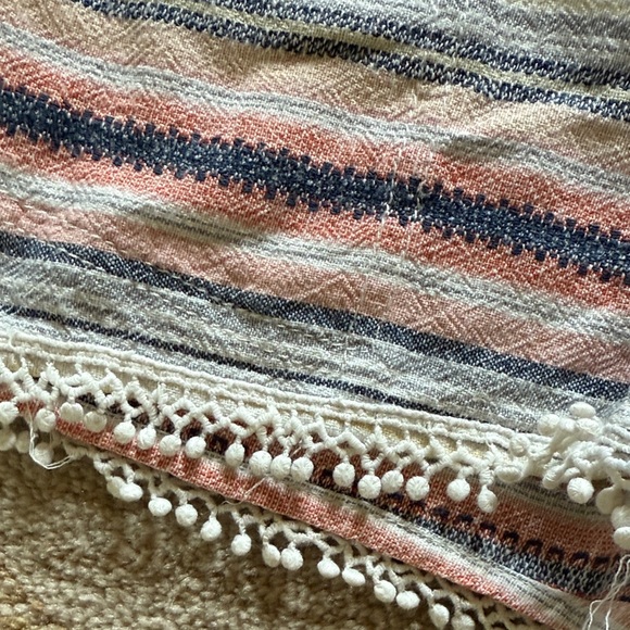 Striped Drawstring Shorts - Picture 4 of 5